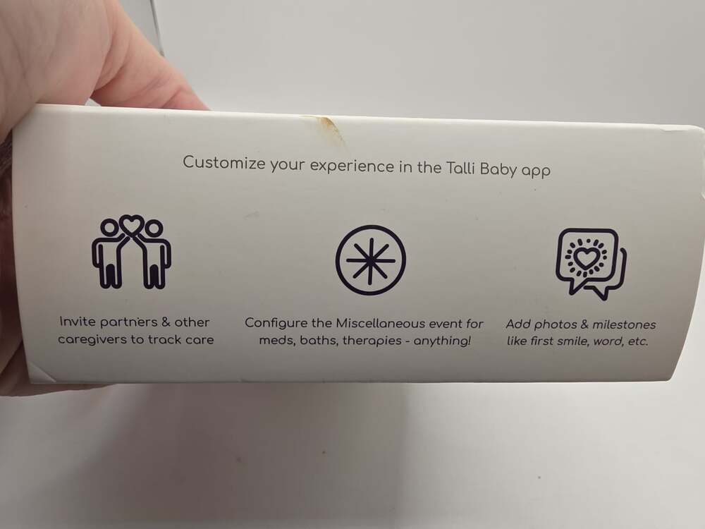 Talli One-Touch Logger Baby Logging Device Timer Feeding Changing - Open Box - Picture 7 of 8